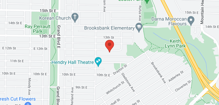 map of 855 E 12TH STREET